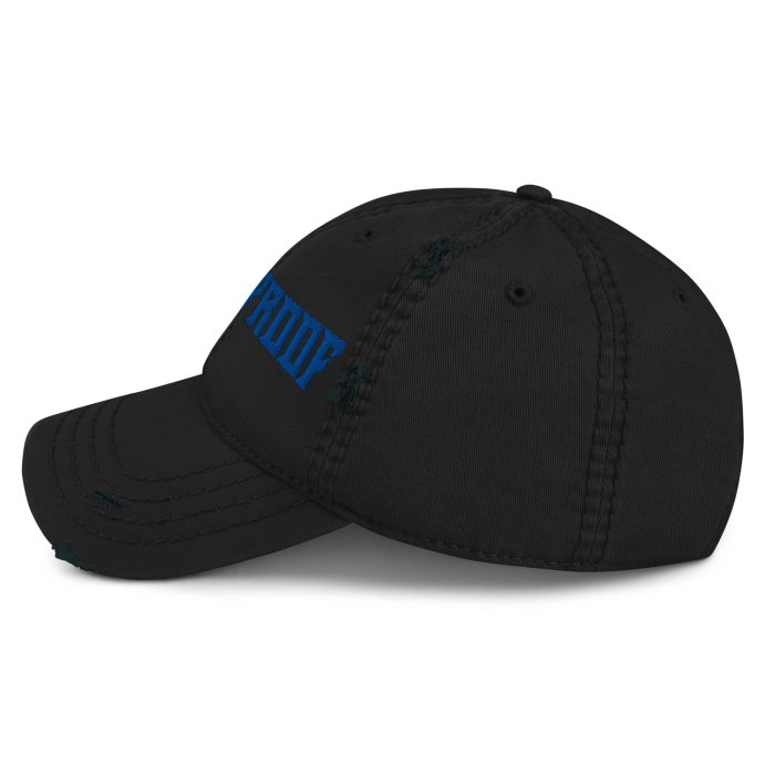 Distressed Dad Hat Royal Blue "Be The Proof" - Image 4