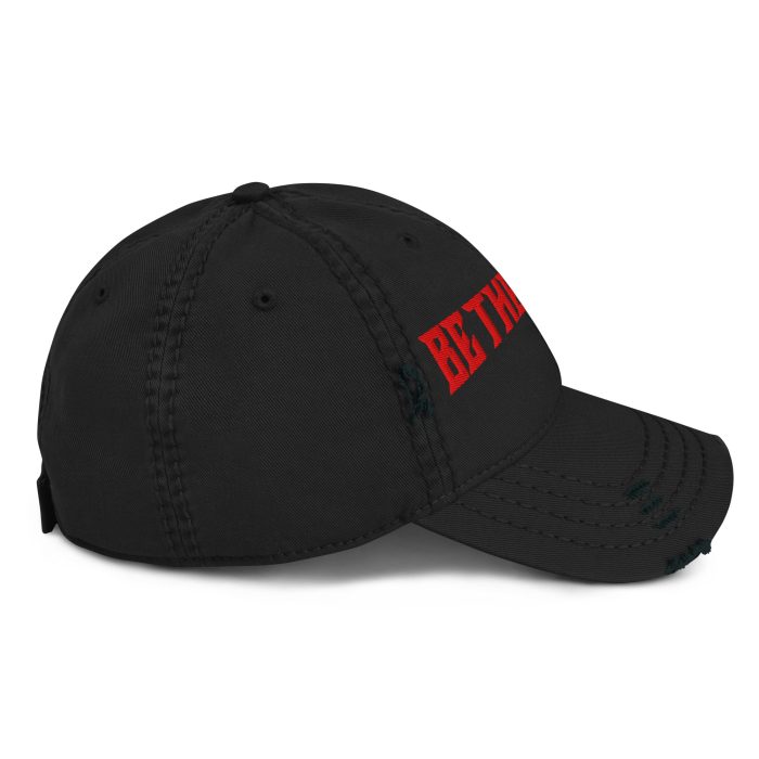 Distressed Dad Hat Red "Be The Proof" - Image 3