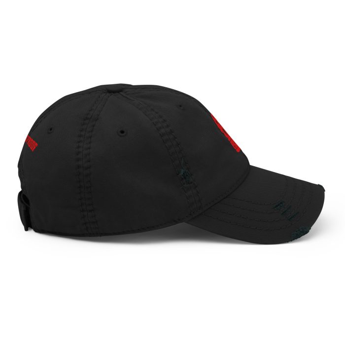 Distressed Dad Hat Red "BTP Fist" - Image 6