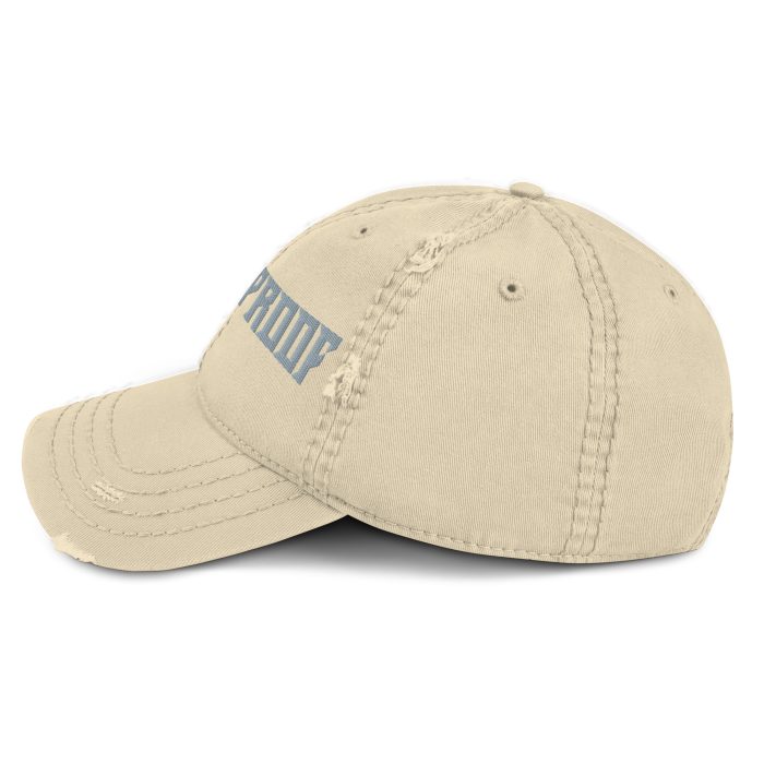 Distressed Dad Hat Light Blue "Be The Proof" - Image 8