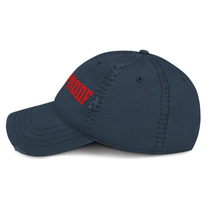 Distressed Dad Hat Red "Be The Proof" - Image 8