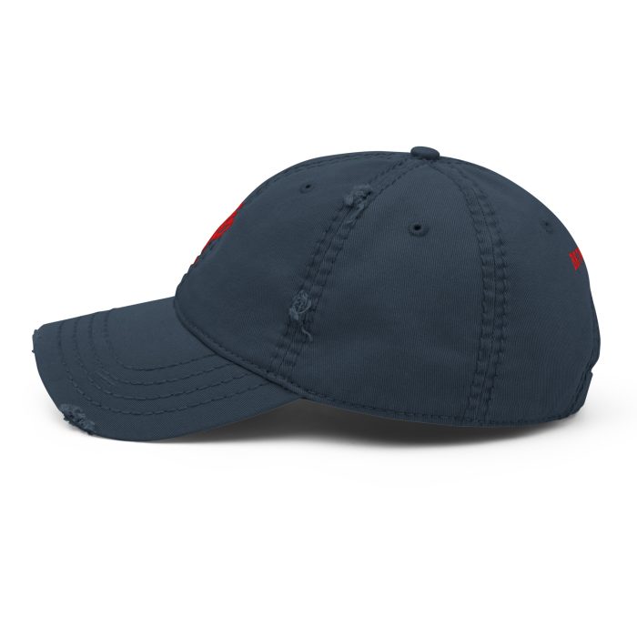Distressed Dad Hat Red "BTP Fist" - Image 10
