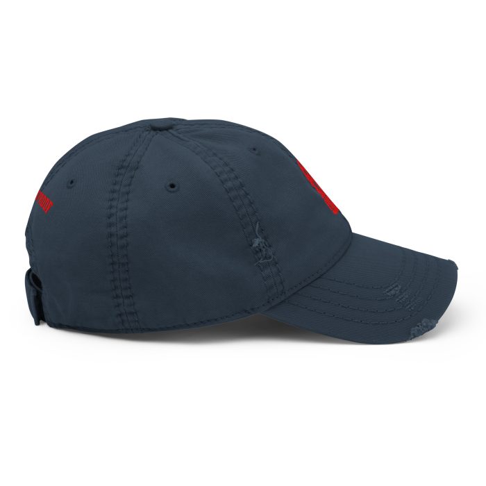 Distressed Dad Hat Red "BTP Fist" - Image 12